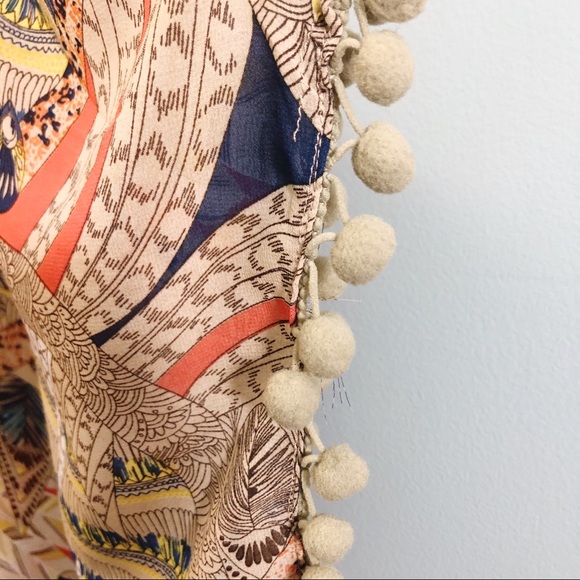 Umgee Pom Pom Tribal Kimono - Picture 3 of 6
